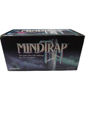 Mindtrap Trivia Game By Pressman Ages 12+ Brain-Teasing Challenges Complete Set